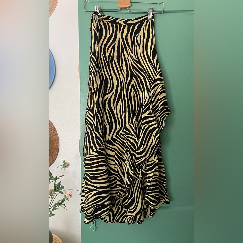 Faithfull the Brand Animal Print Maxi Skirt